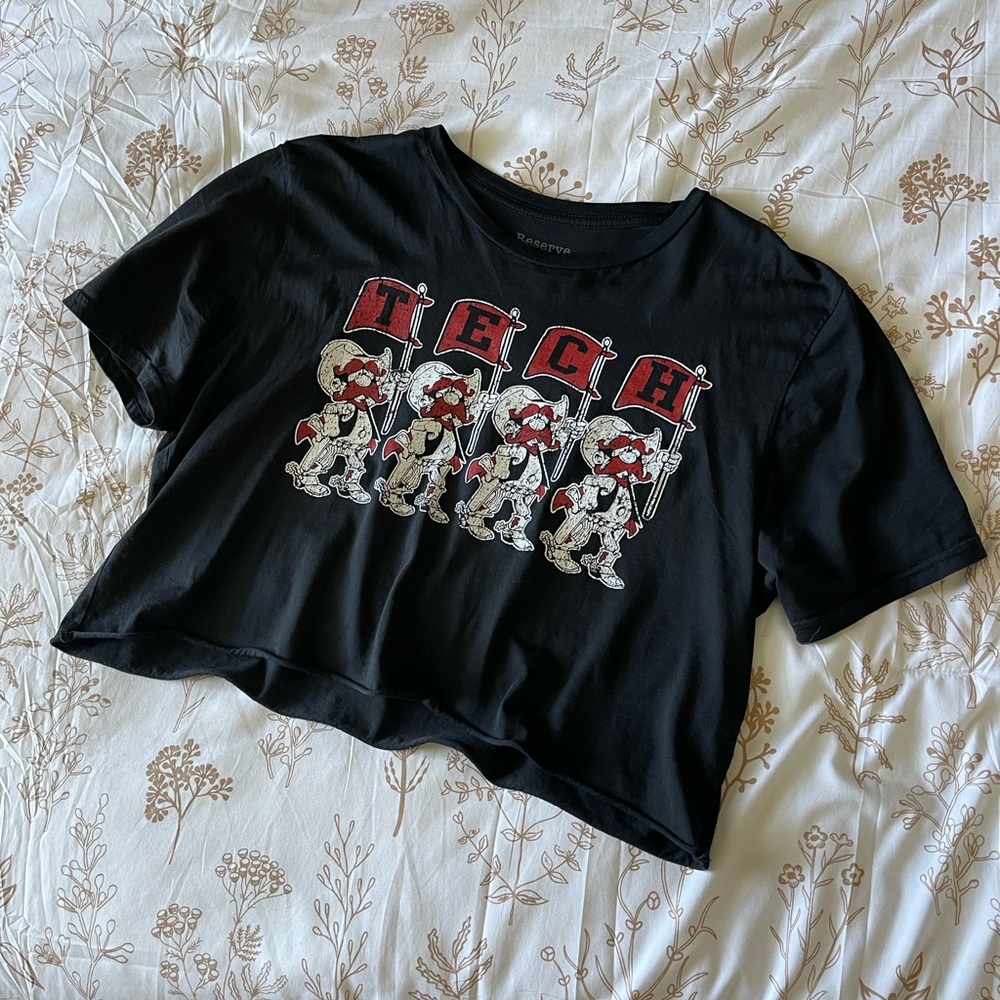 Texas Tech Crop-Top